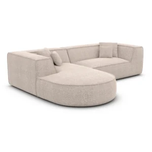 Strukturstoff L-Form Sofa Liberia