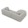 Strukturstoff L-Form Sofa Liberia
