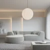 Samtstoff L-Form Sofa Liberia