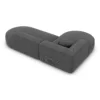 Strukturstoff L-Form Lounge Sofa Liberia