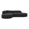 Strukturstoff L-Form Lounge Sofa Liberia