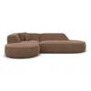 Strukturstoff L-Form Lounge Sofa Liberia