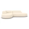 Strukturstoff L-Form Lounge Sofa Liberia