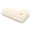 Strukturstoff L-Form Lounge Sofa Liberia