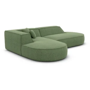 Strukturstoff L-Form Lounge Sofa Liberia