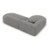 Strukturstoff L-Form Lounge Sofa Liberia