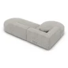 Strukturstoff L-Form Lounge Sofa Liberia