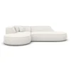 Strukturstoff L-Form Lounge Sofa Liberia