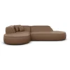 Echtleder L-Form Lounge Sofa Liberia