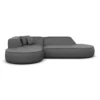 Echtleder L-Form Lounge Sofa Liberia