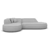 Echtleder L-Form Lounge Sofa Liberia