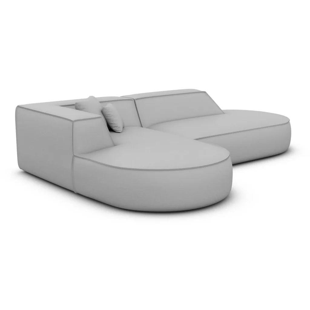 Kunstleder L-Form Lounge Sofa Liberia