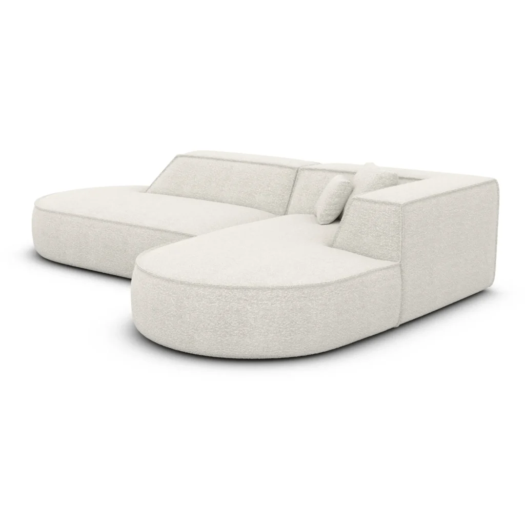 Bouclé L-Form Lounge Sofa Liberia
