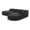 Strukturstoff L-Form Lounge Sofa Liberia