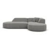 Strukturstoff L-Form Lounge Sofa Liberia