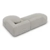 Strukturstoff L-Form Lounge Sofa Liberia
