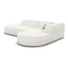 Strukturstoff L-Form Lounge Sofa Liberia