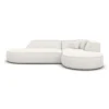 Strukturstoff L-Form Lounge Sofa Liberia
