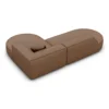 Echtleder L-Form Lounge Sofa Liberia