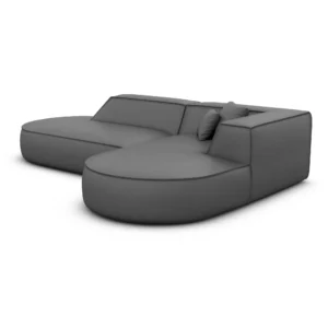 Echtleder L-Form Lounge Sofa Liberia
