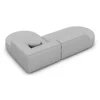 Echtleder L-Form Lounge Sofa Liberia