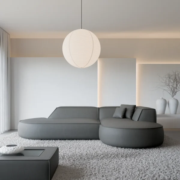 Kunstleder L-Form Lounge Sofa Liberia