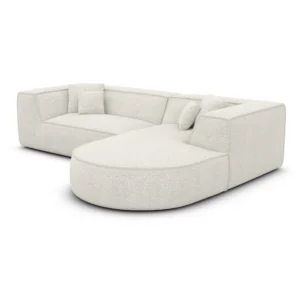 Bouclé L-Form Sofa Liberia