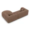 Strukturstoff L-Form Sofa Liberia