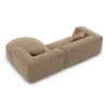 Samtstoff L-Form Sofa Liberia