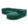 Samtstoff L-Form Sofa Liberia