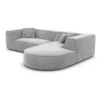 Samtstoff L-Form Sofa Liberia
