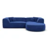 Samtstoff L-Form Sofa Liberia