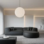 Echtleder L-Form Sofa Liberia
