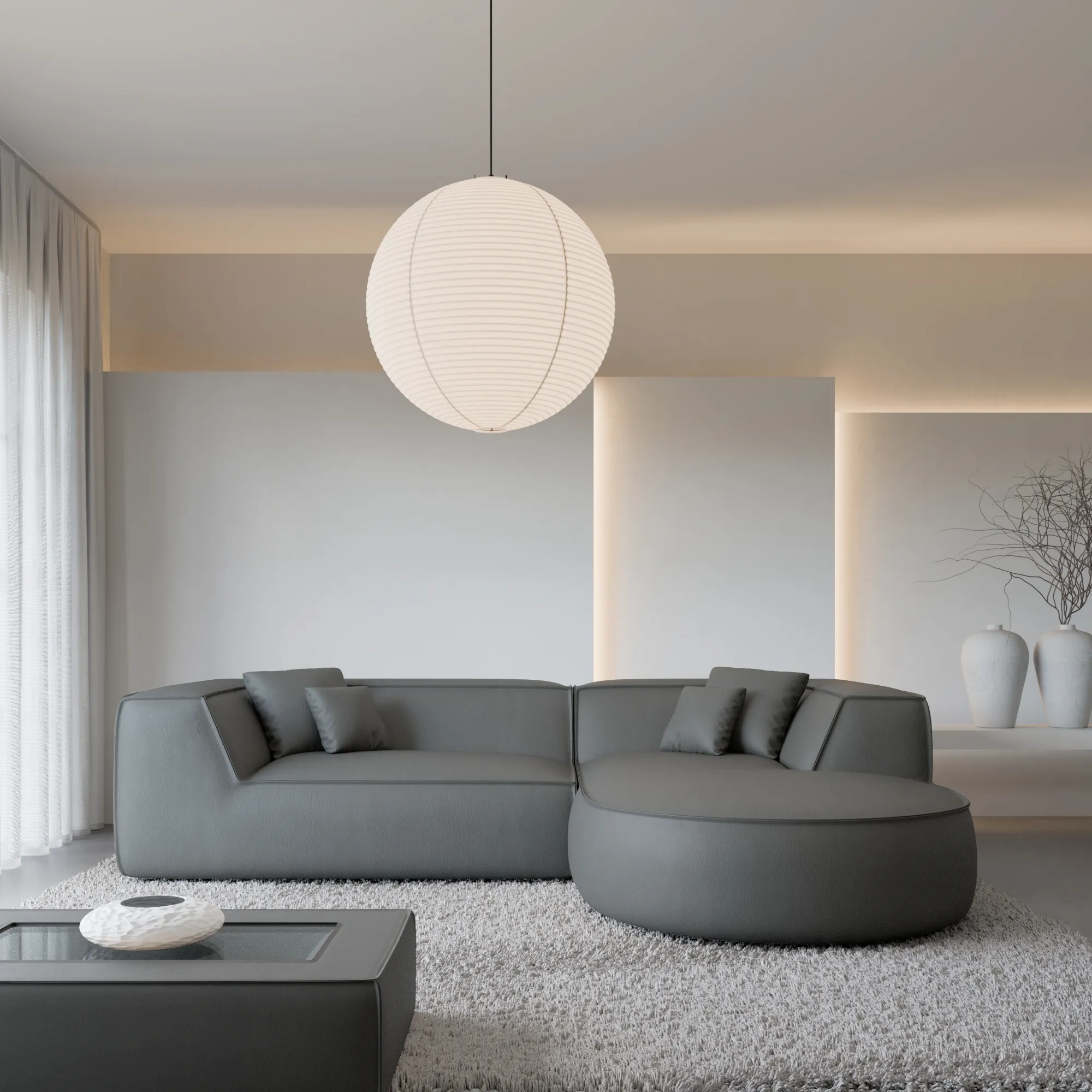 Kunstleder L-Form Sofa Liberia