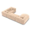 Samtstoff U-Form XL Wohnlandschaft Liberia