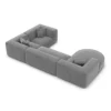 Samtstoff U-Form XL Wohnlandschaft Liberia