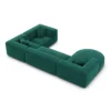 Samtstoff U-Form XL Wohnlandschaft Liberia