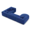 Samtstoff U-Form XL Wohnlandschaft Liberia