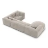 Samtstoff U-Form XL Wohnlandschaft Liberia
