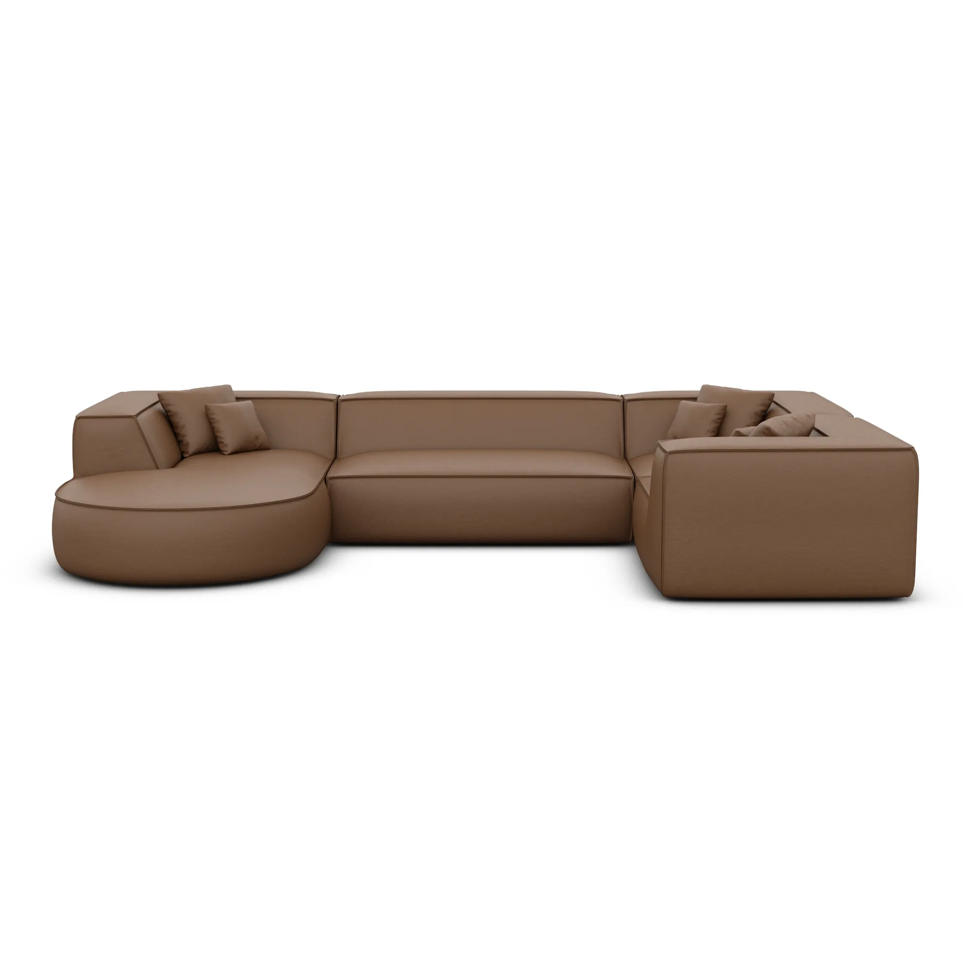 Echtleder U-Form XL Wohnlandschaft Liberia