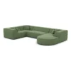 Strukturstoff U-Form XL Wohnlandschaft Liberia