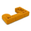 Samtstoff U-Form XL Wohnlandschaft Liberia