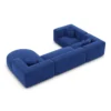 Samtstoff U-Form XL Wohnlandschaft Liberia