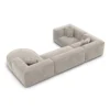 Samtstoff U-Form XL Wohnlandschaft Liberia