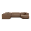 Echtleder U-Form XL Wohnlandschaft Liberia