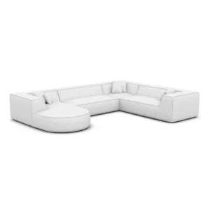 Echtleder U-Form XXL Wohnlandschaft Liberia