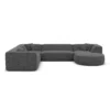 Bouclé U-Form XXL Wohnlandschaft Liberia
