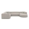 Bouclé U-Form XXL Wohnlandschaft Liberia