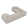 Bouclé U-Form XXL Wohnlandschaft Liberia