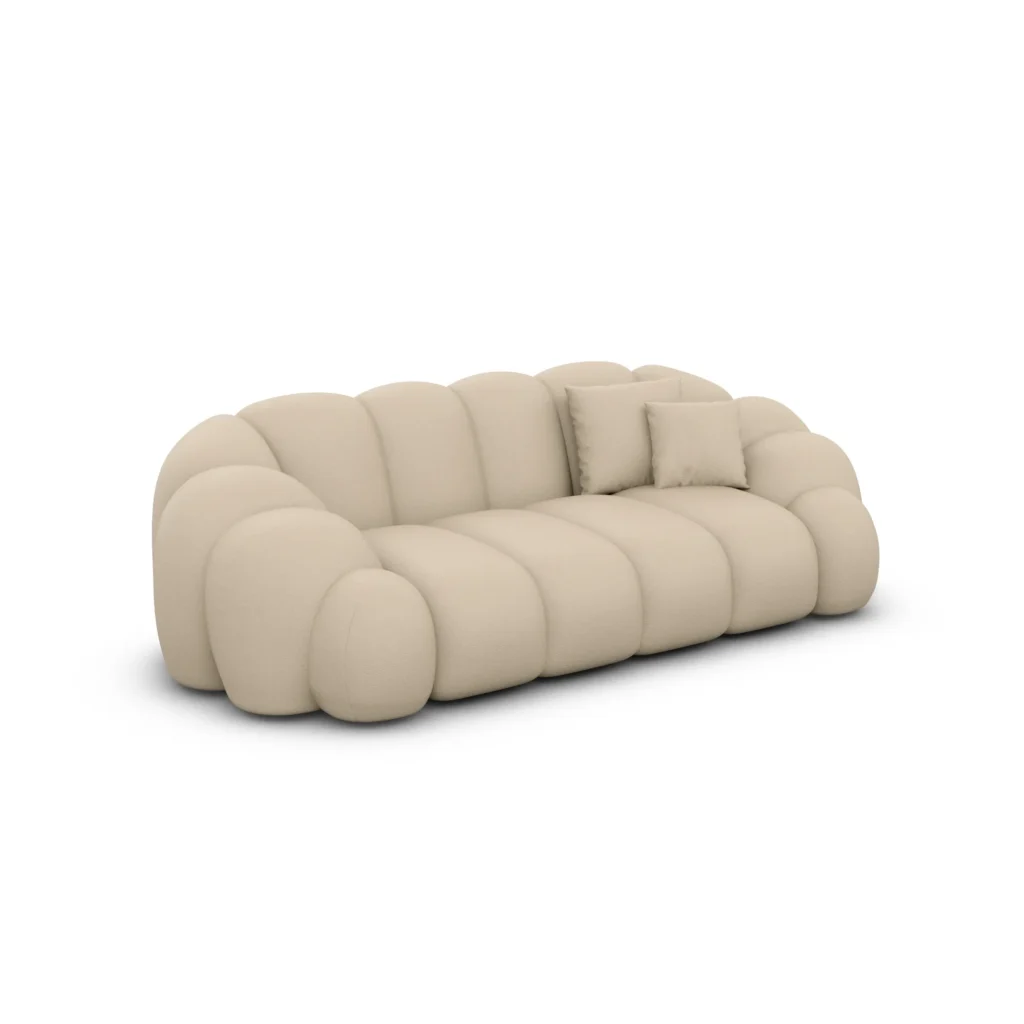 Kunstleder 2-Sitzer Couch Liora